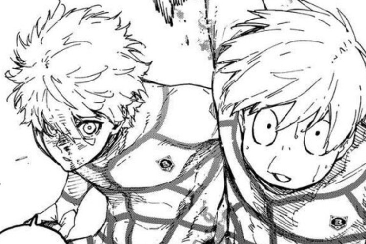ลิงค์อ่านการ์ตูน Manga Blue Lock ตอนที่ 350 ภาษาอังกฤษ การร่วมมือกันของชิเกโอะและนากิ